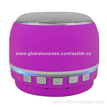 2014 Hot-selling Best Portable Bluetooth Wireless Speaker with TF Card Slot, Built-in 400mAh Battery